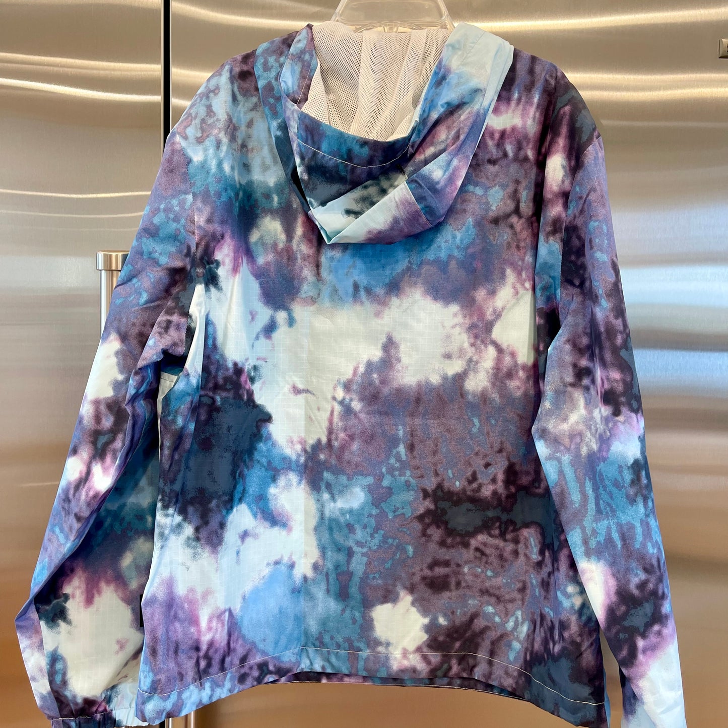 Napapijri Freestrider AOP Anorak pullover Blue tie dye jacket
