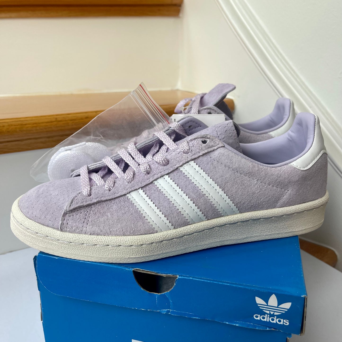Adidas Campus 80s Light Purple Sneakers leather , lavender