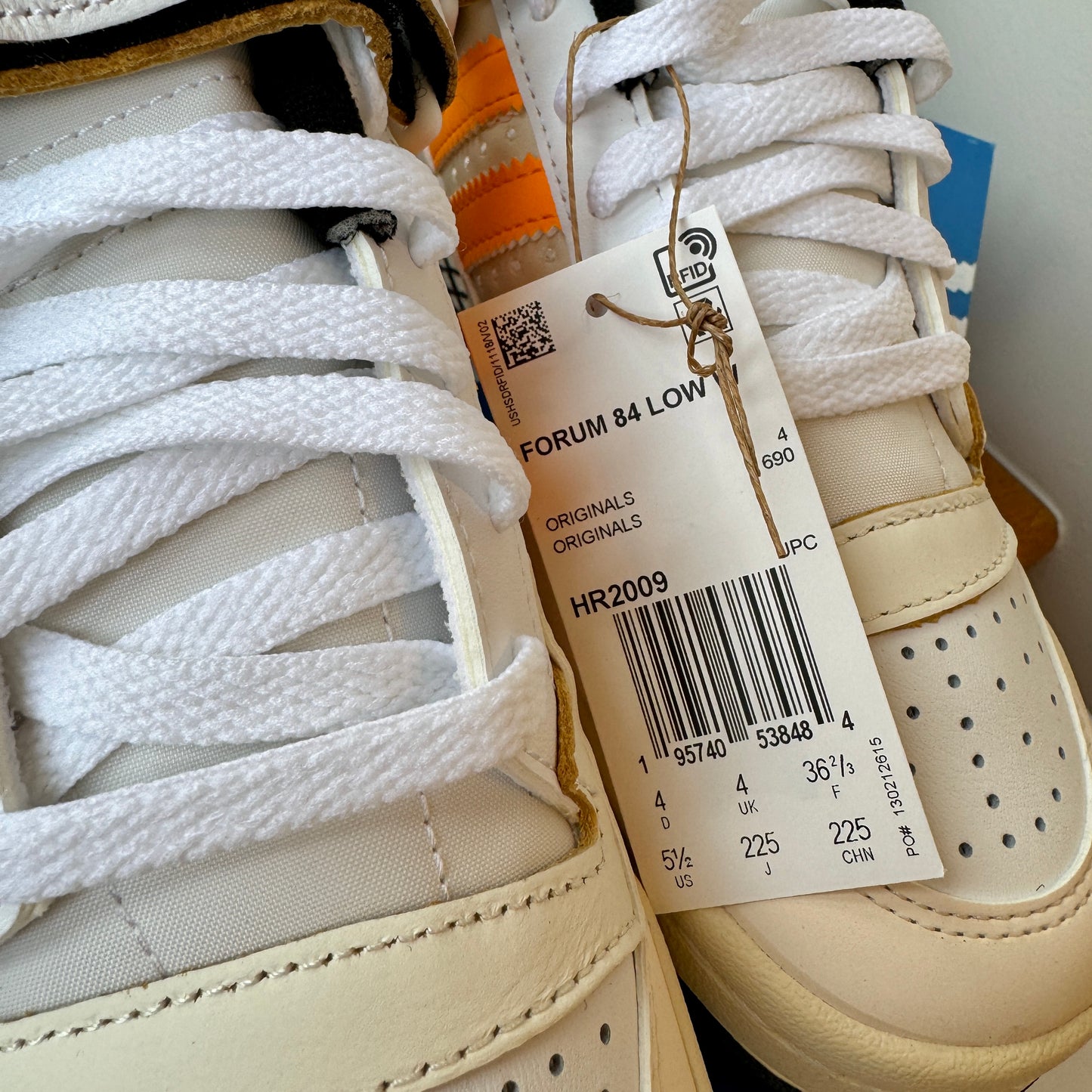 Adidas Forum Low 84 Women’s Sneakers Off White Orange Rush Purple Tint Shoes