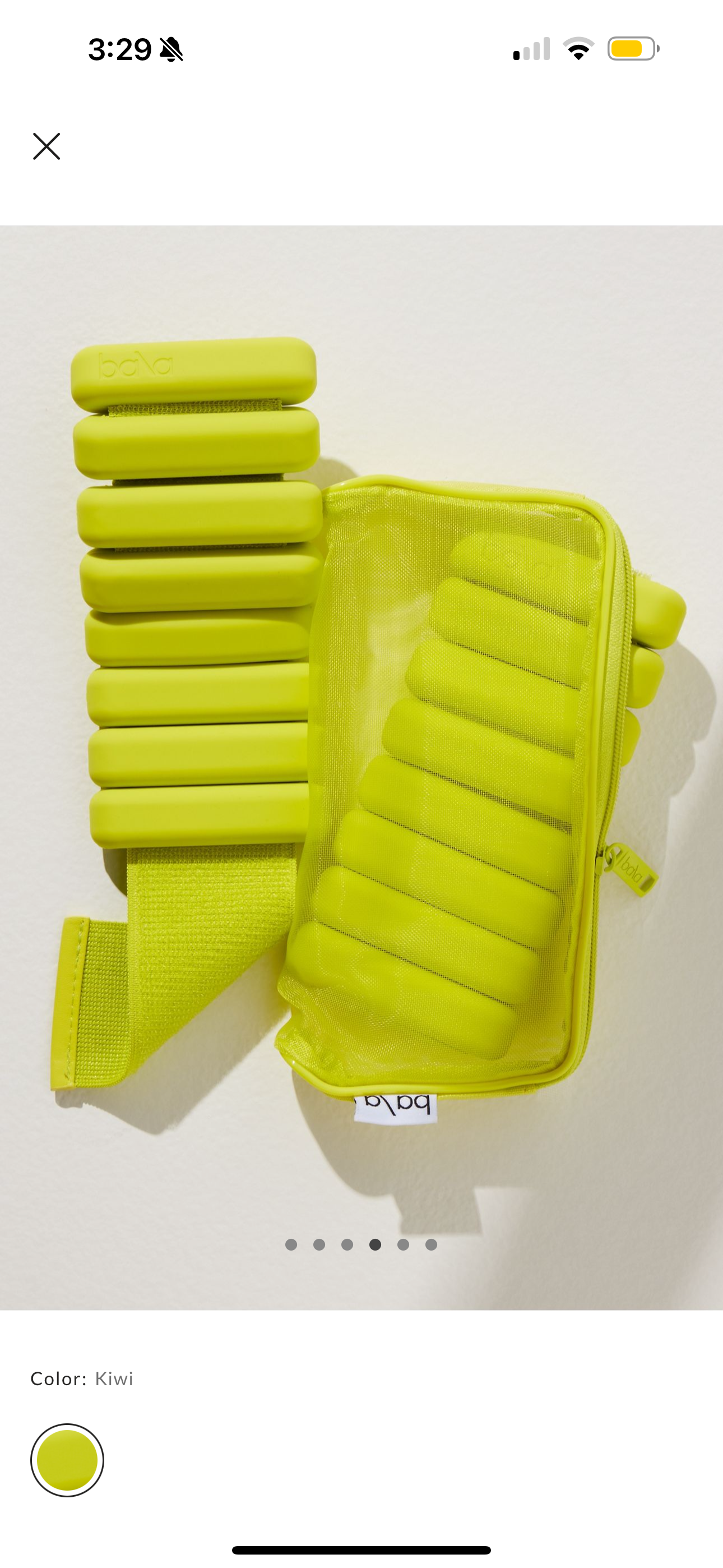 Bala x Free People Bangles 2 Lb Each Kiwi Green Ankle Wrist Weights Movement