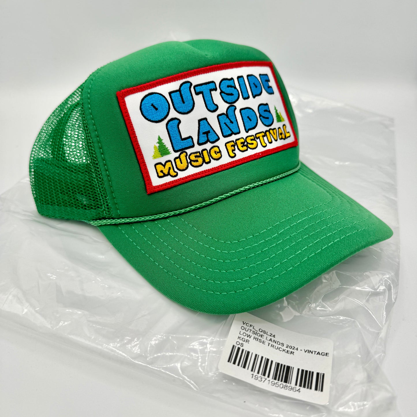 Aviator Nation Outside Lands Trucker Hat in Green Forest Kelly