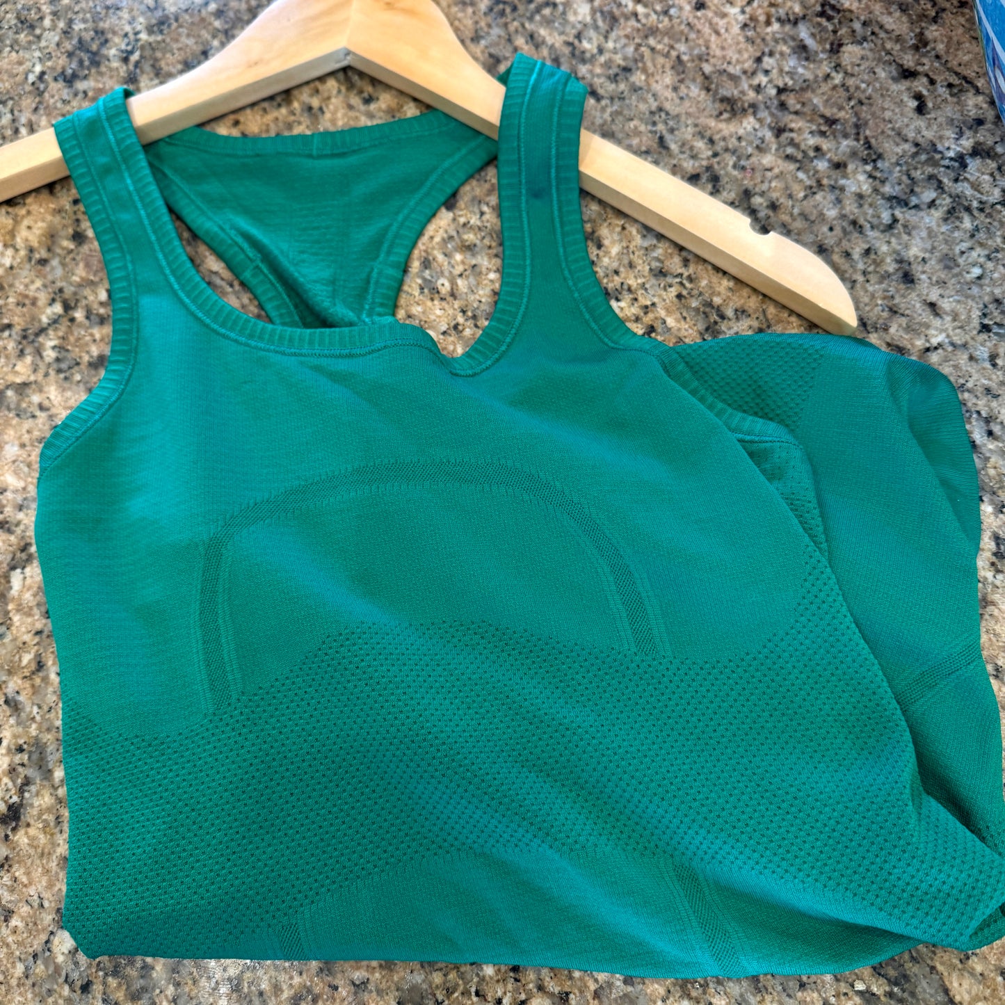 Lululemon Swiftly Tech Racerback Tank Top Green Kelly Emerald Lightweight Pre-Owned