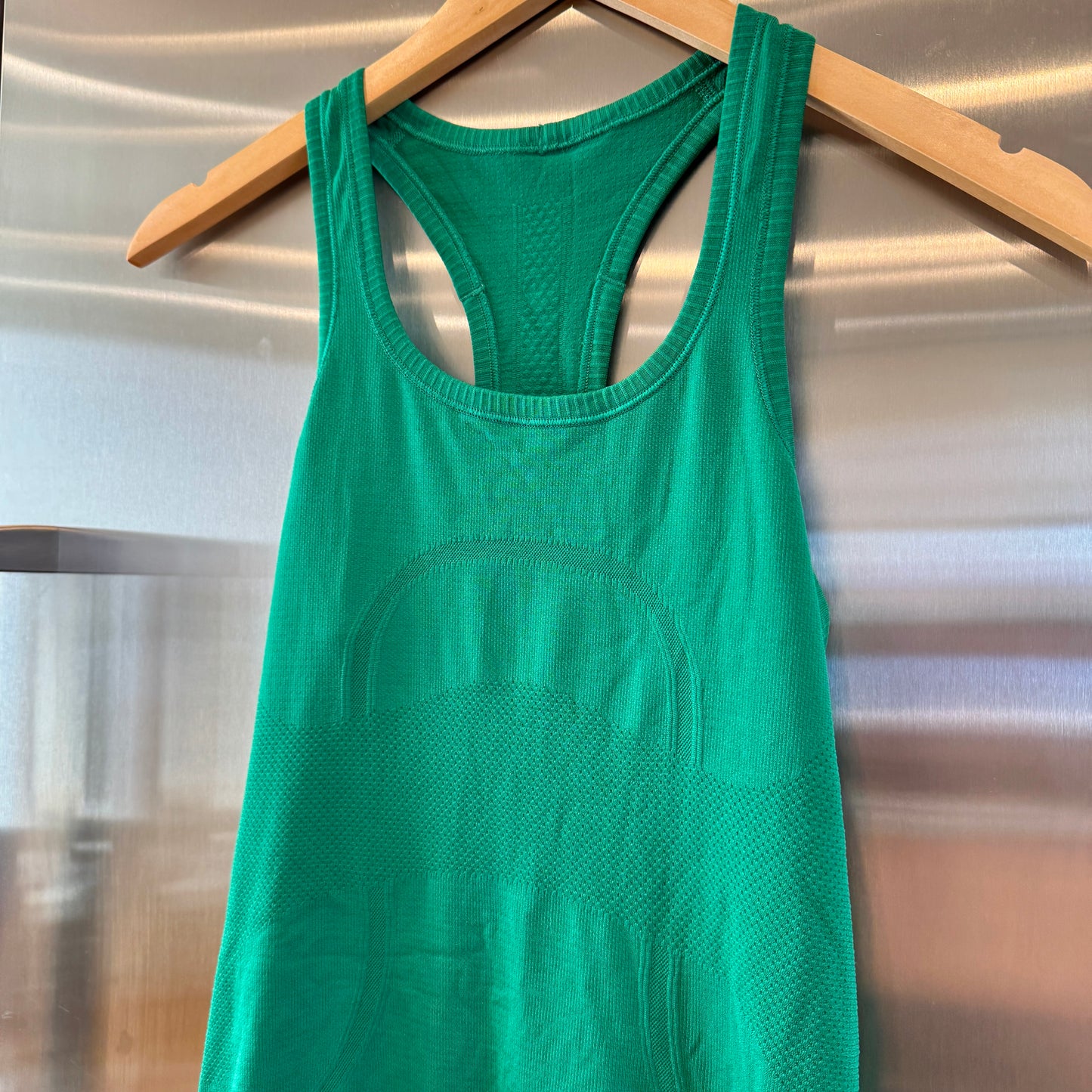 Lululemon Swiftly Tech Racerback Tank Top Green Kelly Emerald Lightweight Pre-Owned