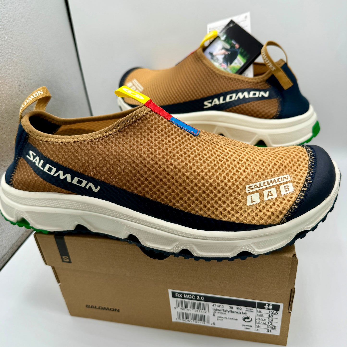 Salomon RX Moc 3.0 Slip on shoes taffy hrown unisex slides , brand new