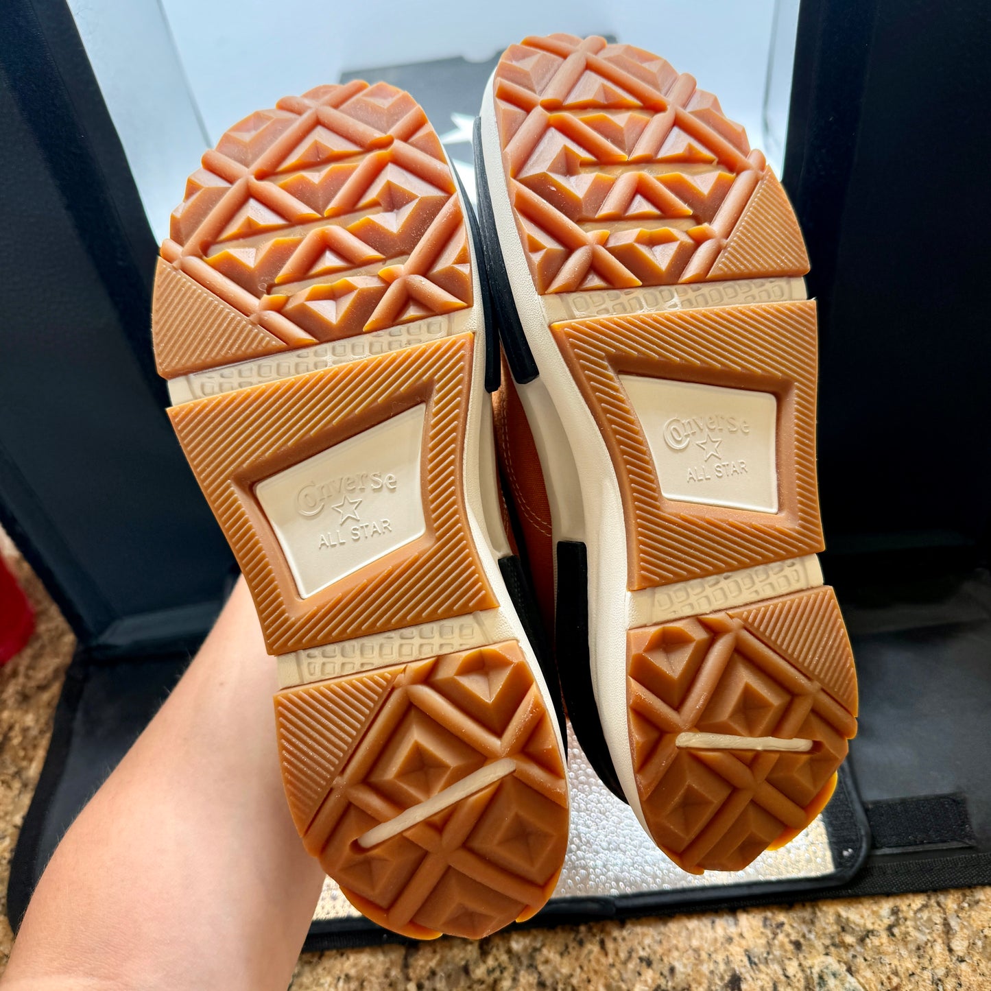 Converse Run Star Legacy CX Hi Platform high top Chuck Taylor sneaker monarch orange