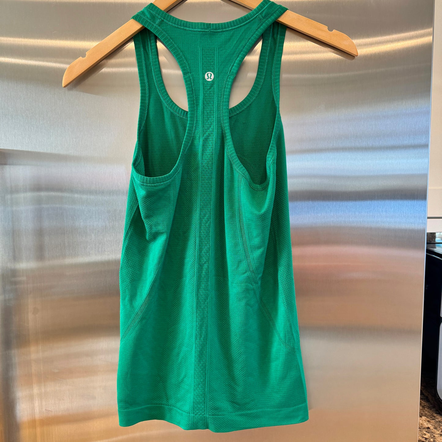 Lululemon Swiftly Tech Racerback Tank Top Green Kelly Emerald Lightweight Pre-Owned