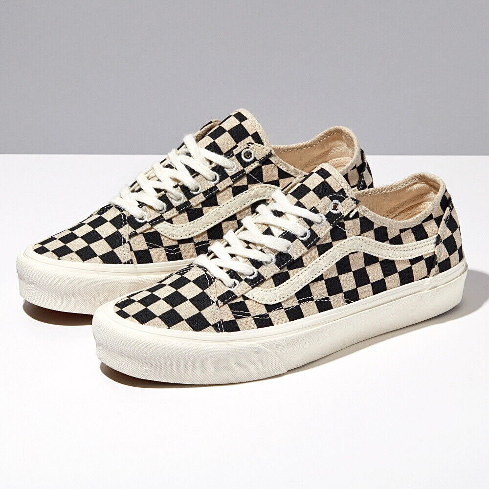 Vans Old Skool Tape Low Sneakers Eco Theory Checkerboard Sustainable Shoes