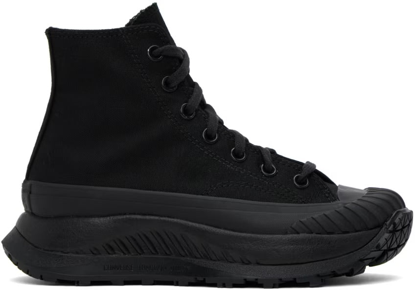 Converse 70 At-CX Hi All Black Platform High Tops Triple Black Unisex Chuck Taylor