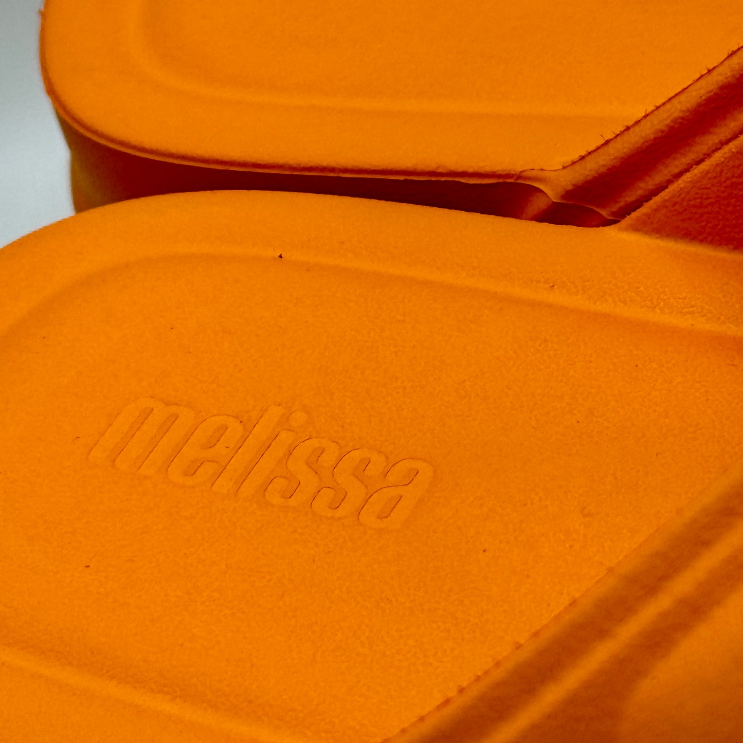 Melissa Free Grow Orange Sandals Slides , EVA , vegan