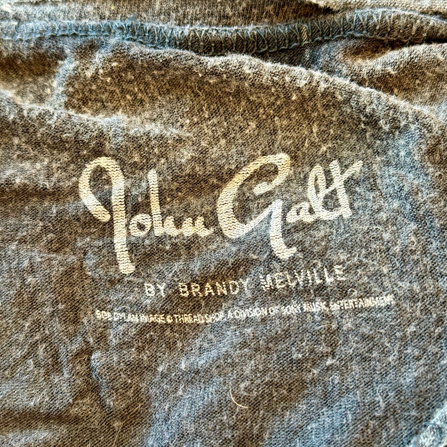 John Galt Bob Dylan Oversized Boxy Slouchy Tee Shirt Vintage Aesthetic RARE * Pre-Owned