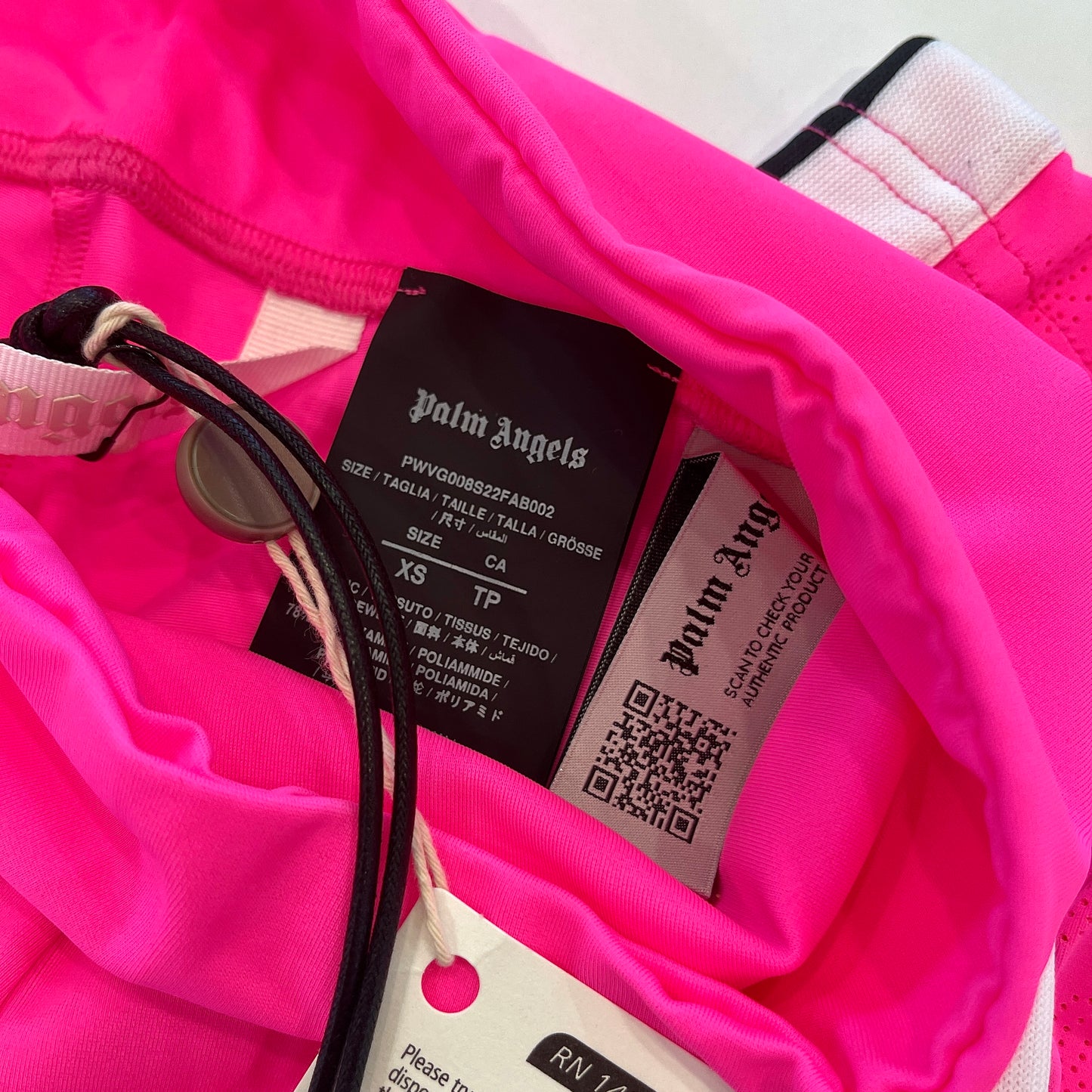 Palm Angels Women’s Track Leggings Pink Fuchsia Sports Athletic Pants Tights