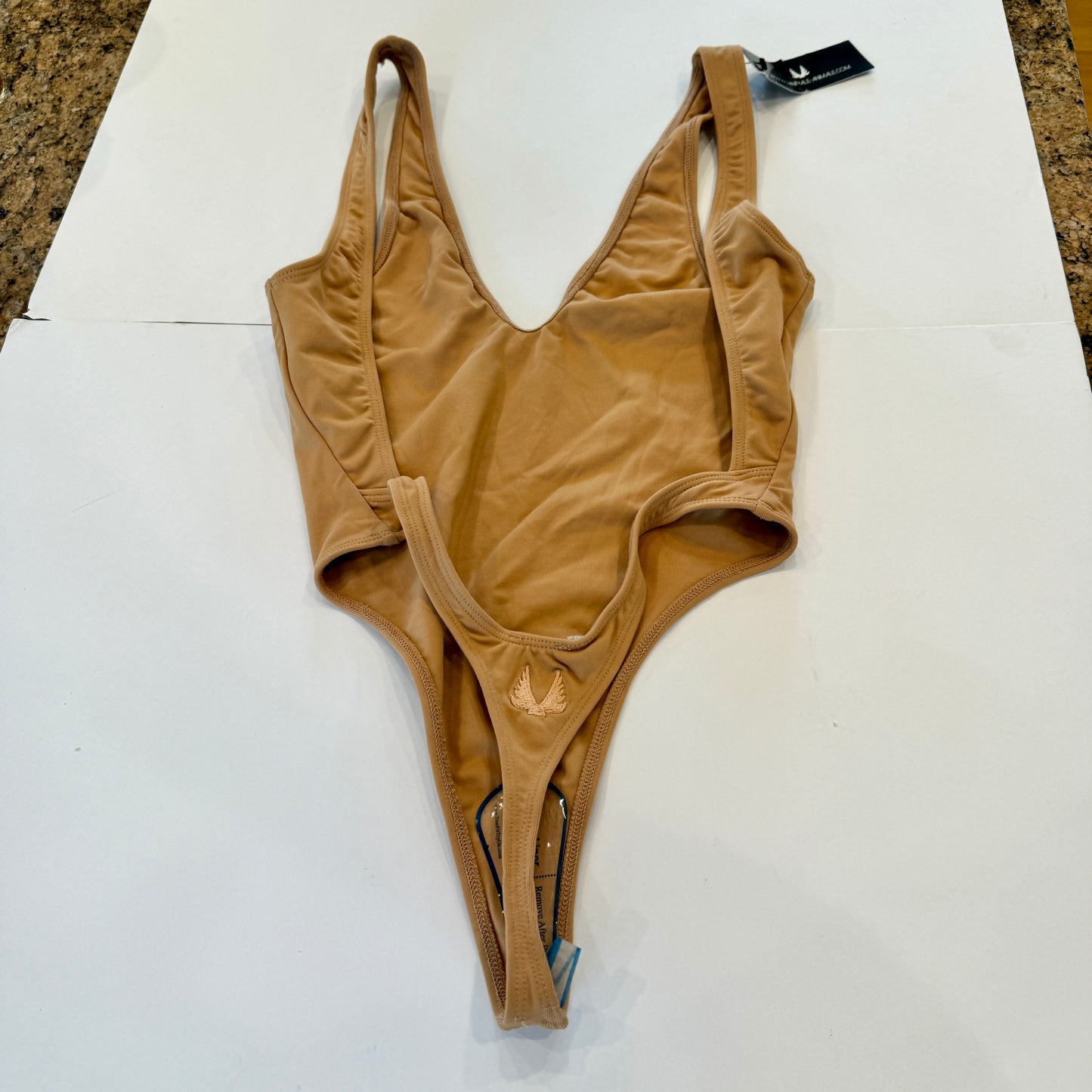 Minimale Animale Nude Thong Swim Suit One Piece Bathing suit skin tone