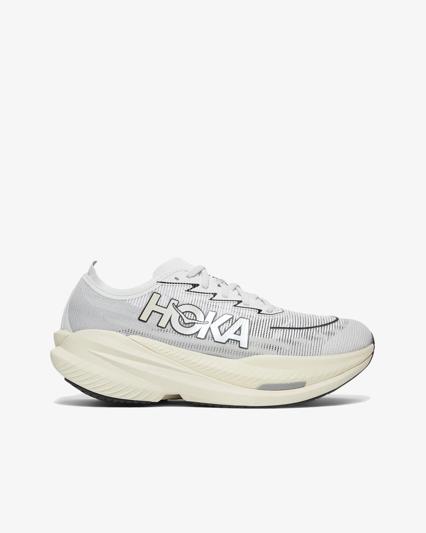 Hoka Mach X 2 U Unisex in White / Cosmic Grey Sneakers