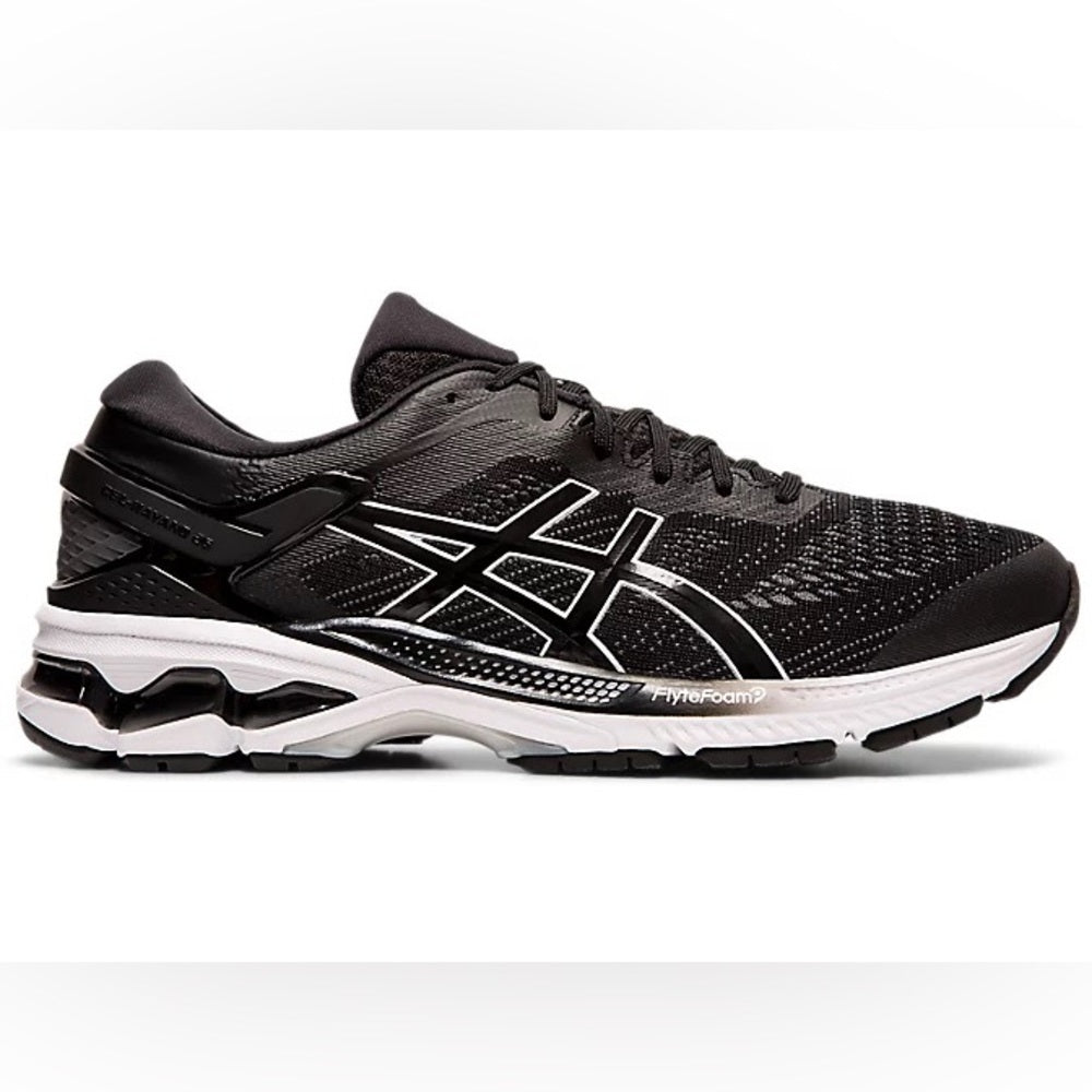Asics Kayano 26 USED Womens Running Shoes - Black / white . Stability shoe