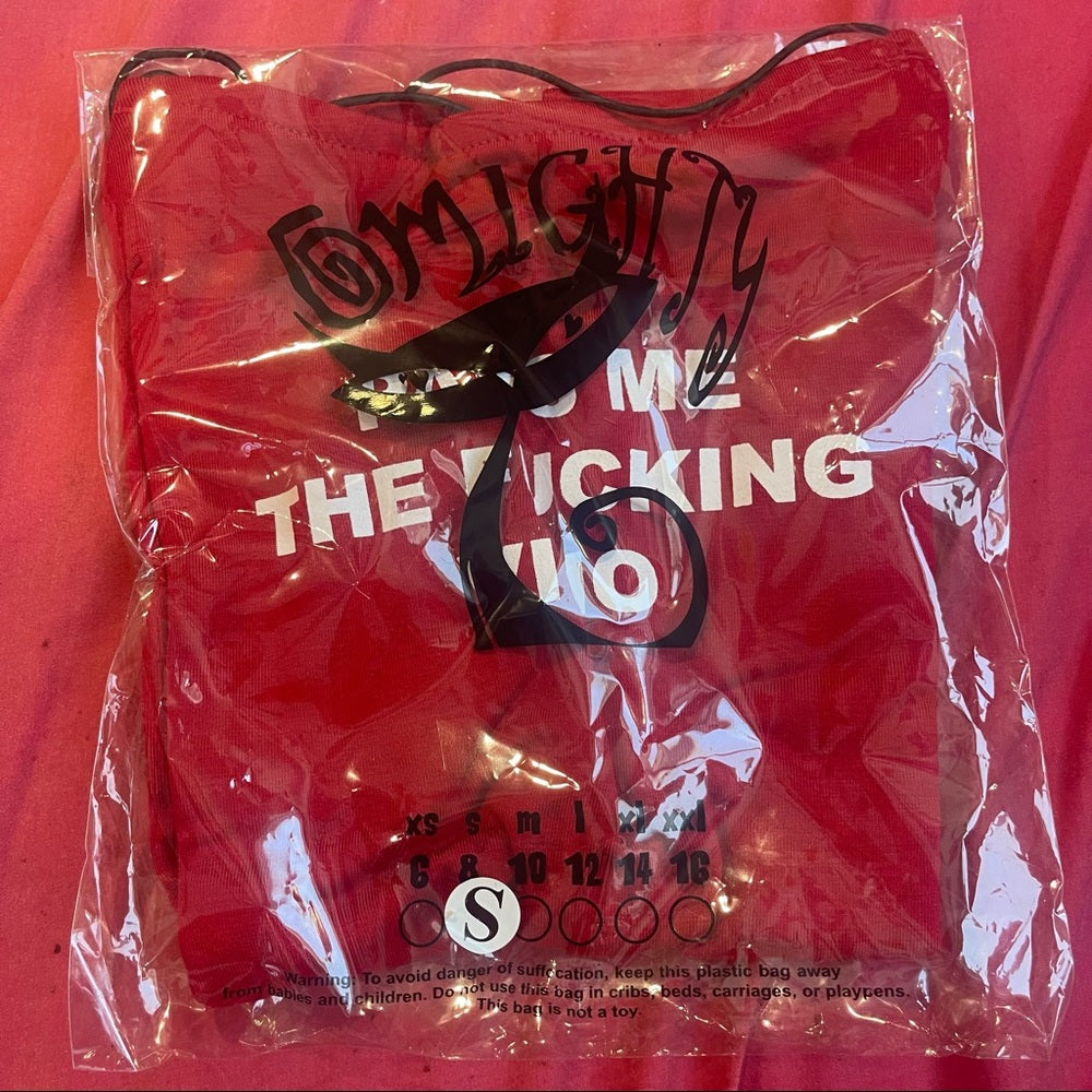 Omighty pass me the vino strappy back tank top in red