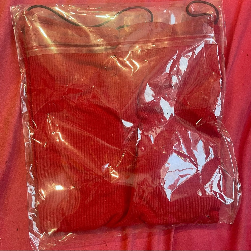 Omighty pass me the vino strappy back tank top in red
