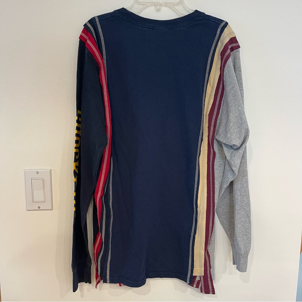 Needles 7 Cuts Shirt Long Sleeve , vintage reconstructed, one of a kind