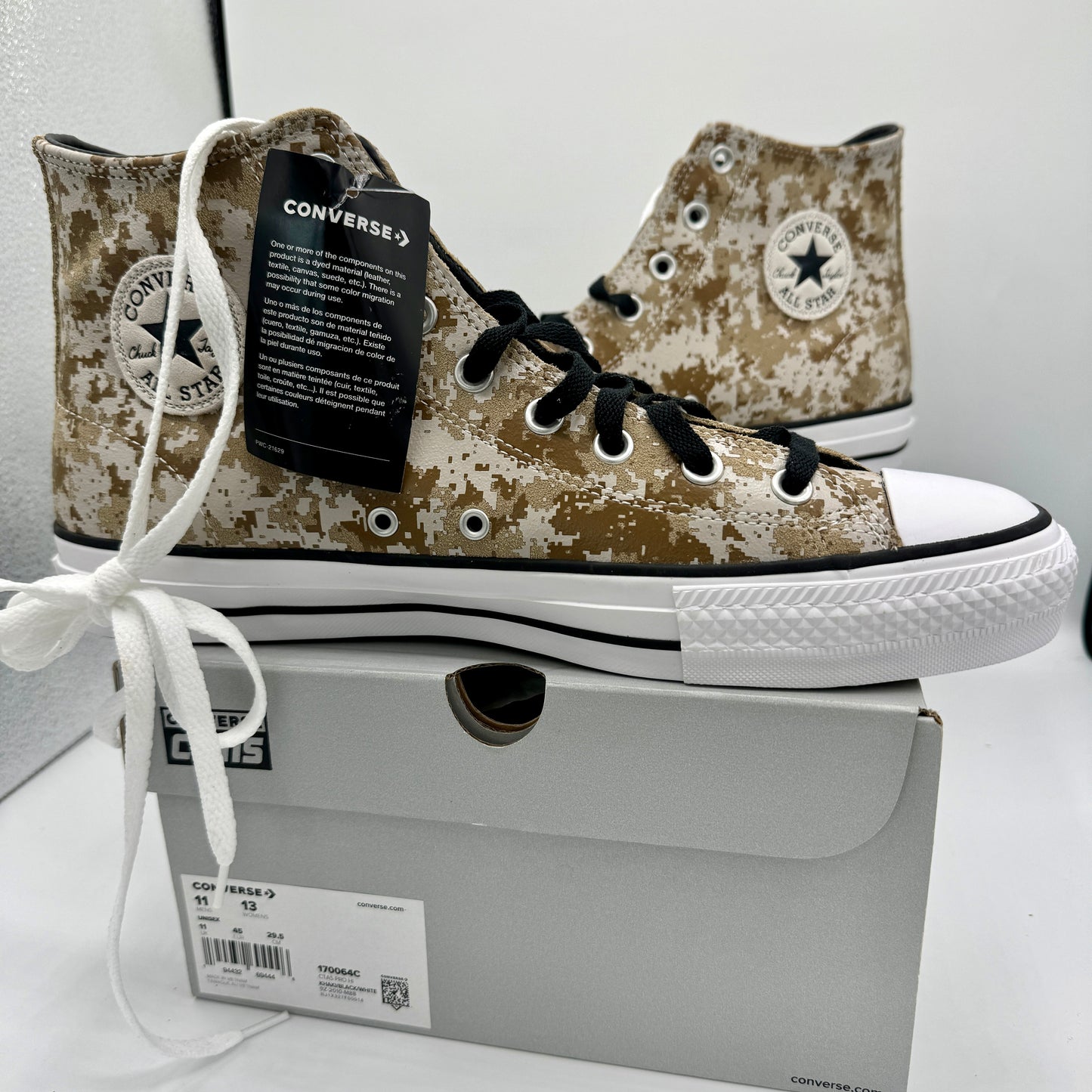 Converse Chuck Taylor All Star High Tops Digi Camo CTAS Pro Hi khaki camo