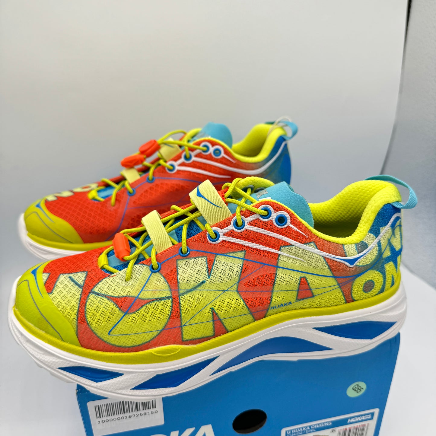 Hoka Huaka Origins Unisex Shoes Running Sneakers Multicolored Quick Lace