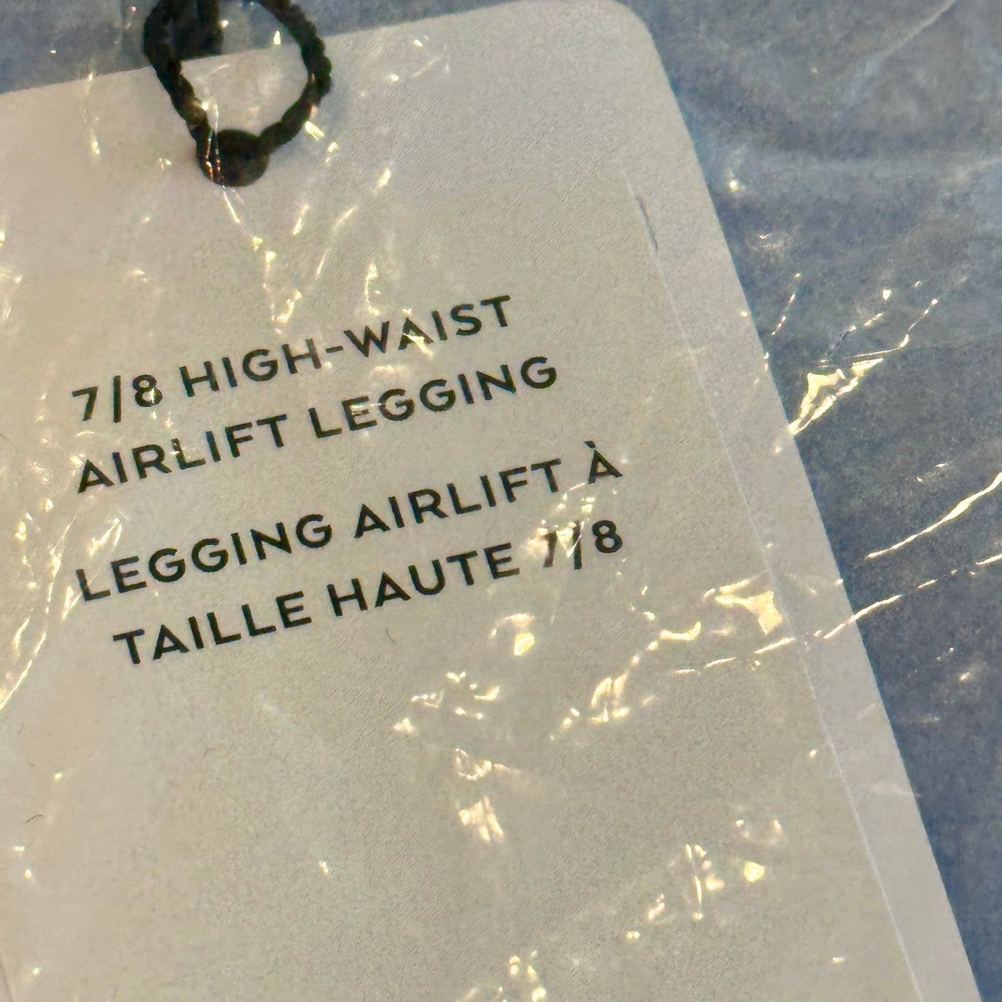 Alo 7/8 Airlift High Waist Legging - Crystal Clear Blue