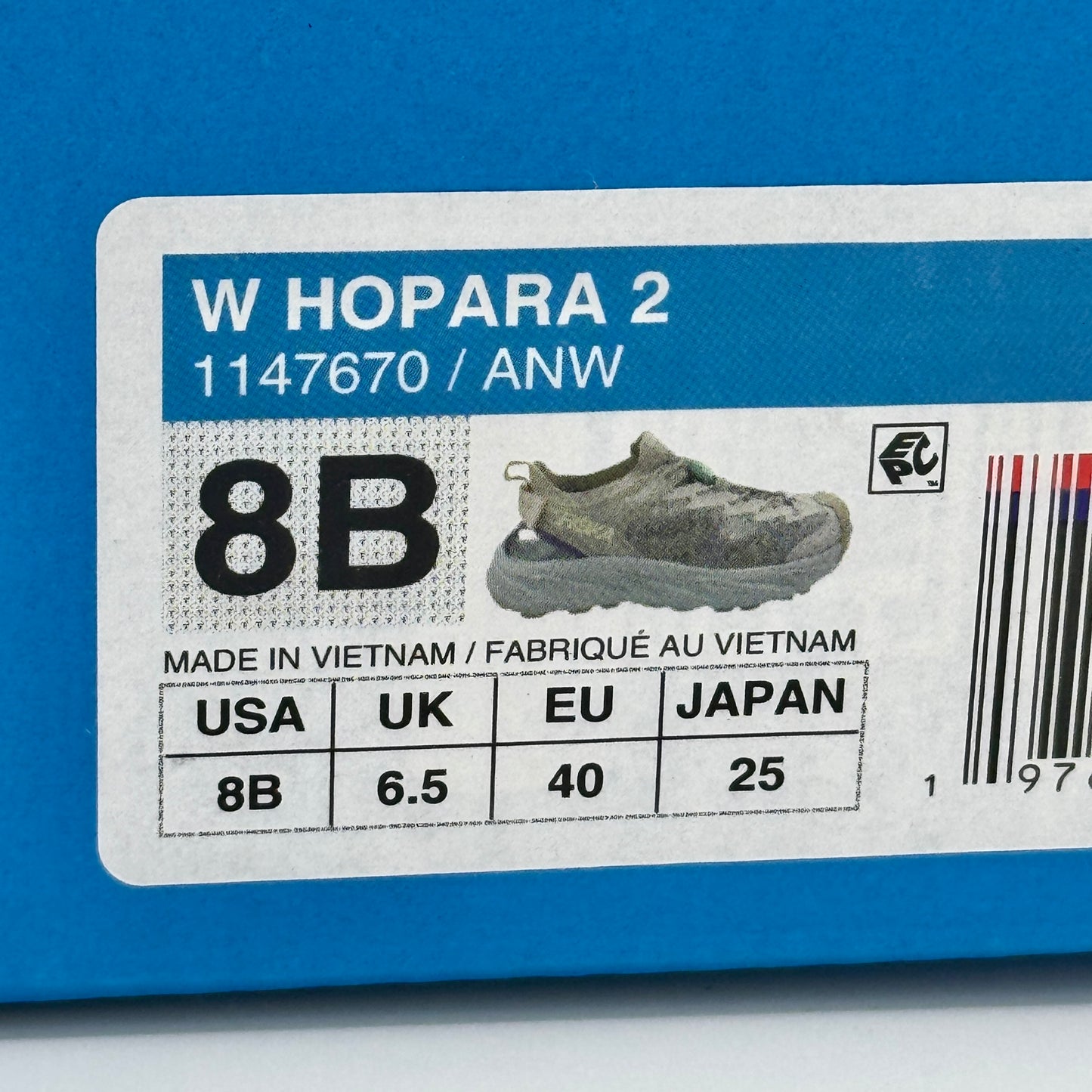 Hoka Hopara 2 Women’s Hybrid Hiking Sandal in Alabaster / Snow