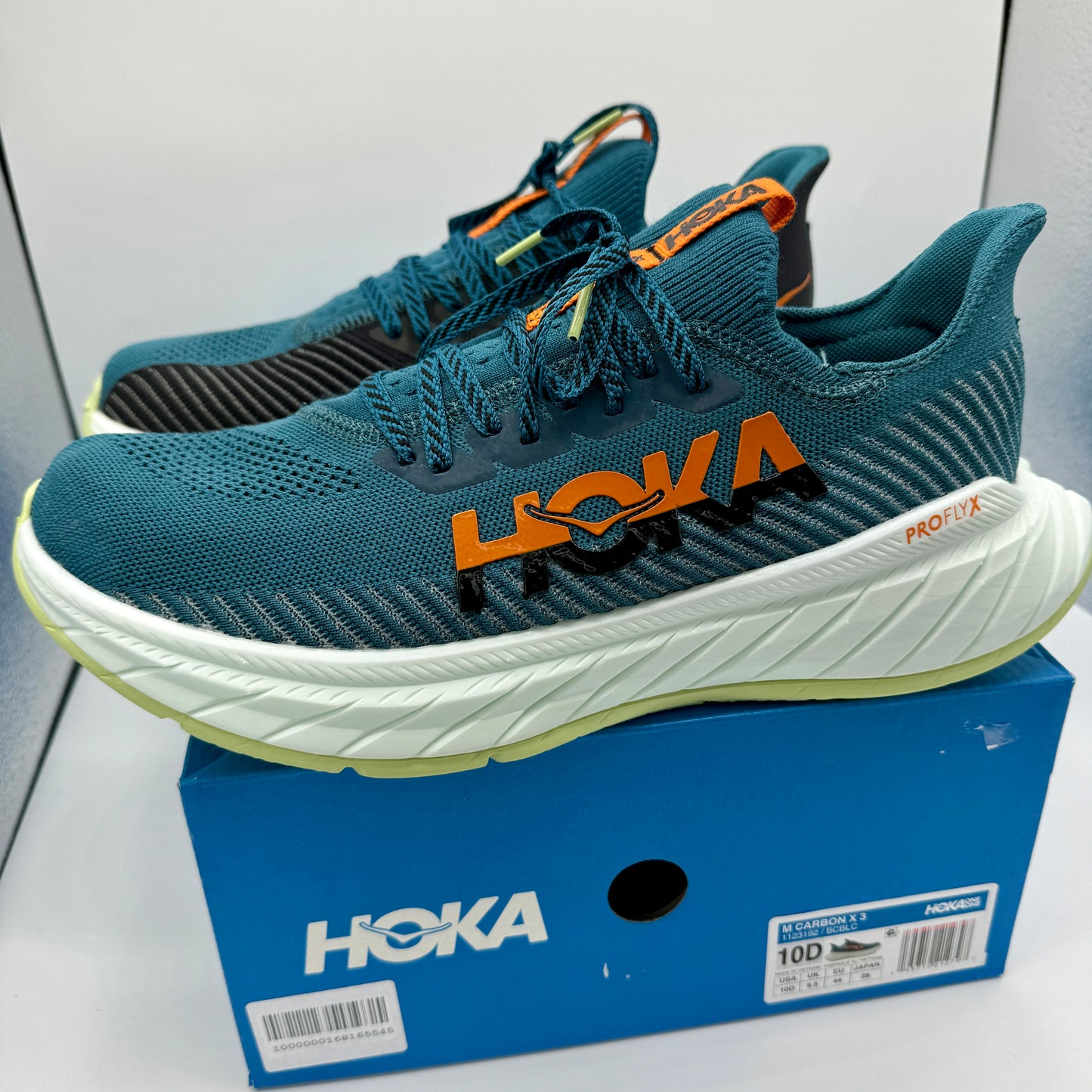 Hoka Carbon X 3 Running Shoes in Blue Coral Black , Hoka One One , Race X3