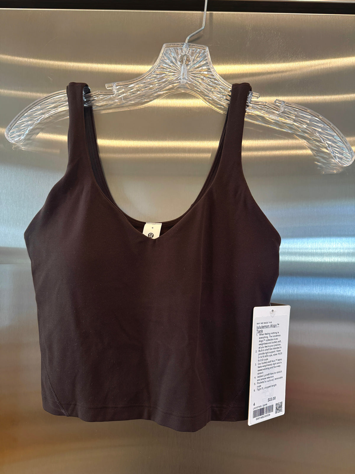 Lululemon Align Tank Top - Espresso Brown