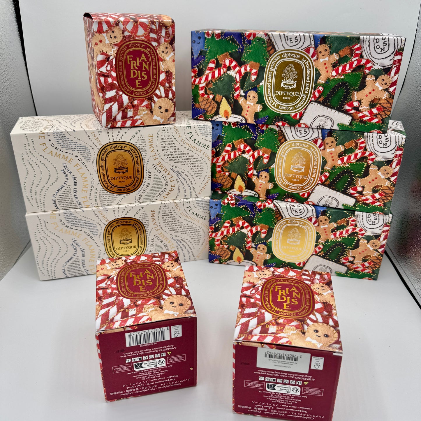 Bundle Diptyque Holiday Gift Boxes, 8 Boxes Total