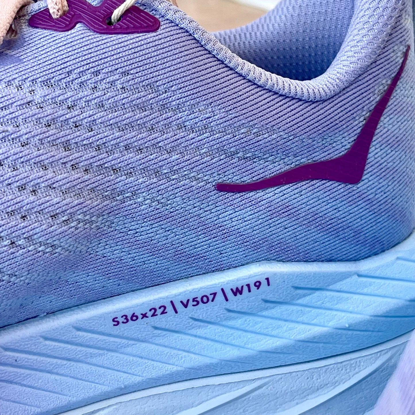 Hoka Mach 5 Running Shoes in Baby Lavender / Summer Song , Hoka One One