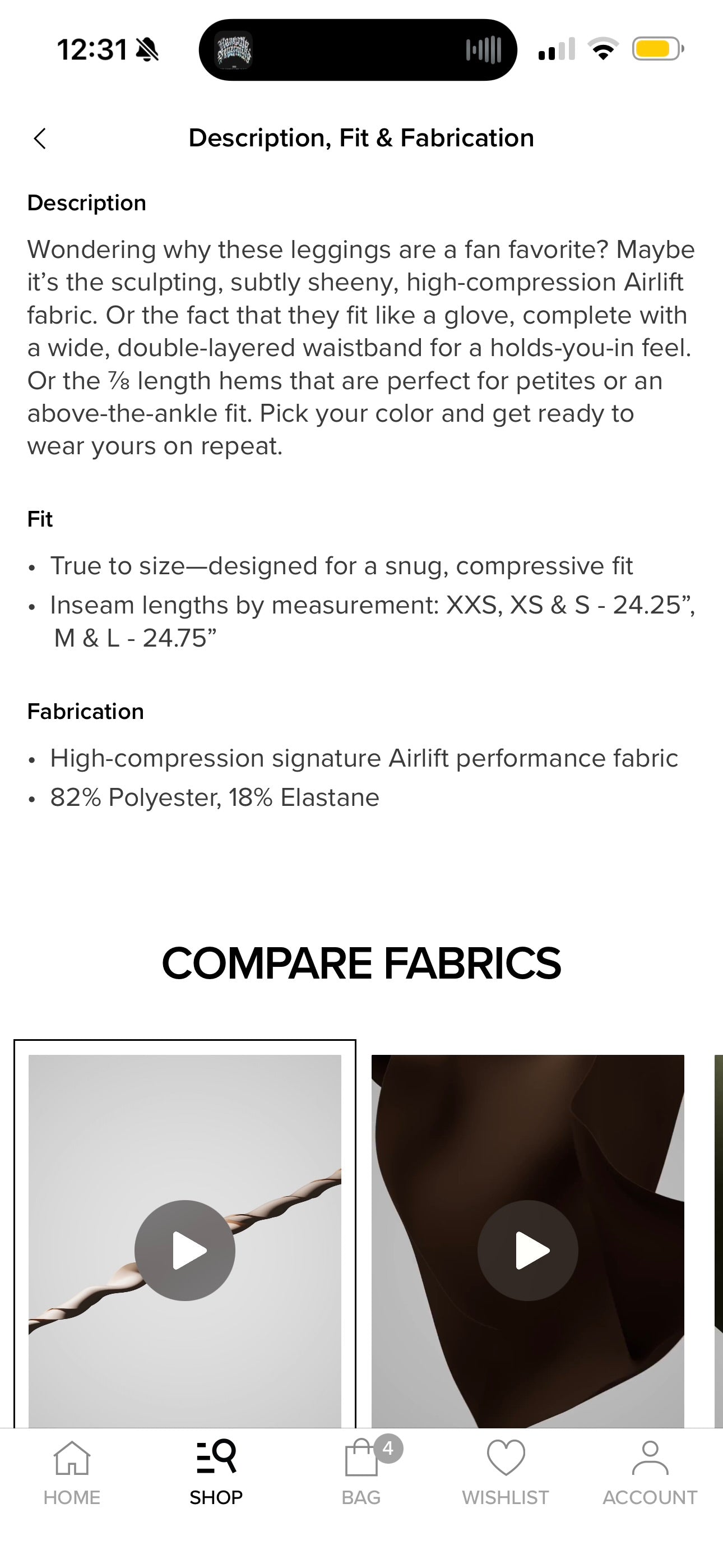 Alo 7/8 Airlift High Waist Legging - Sweet Pink