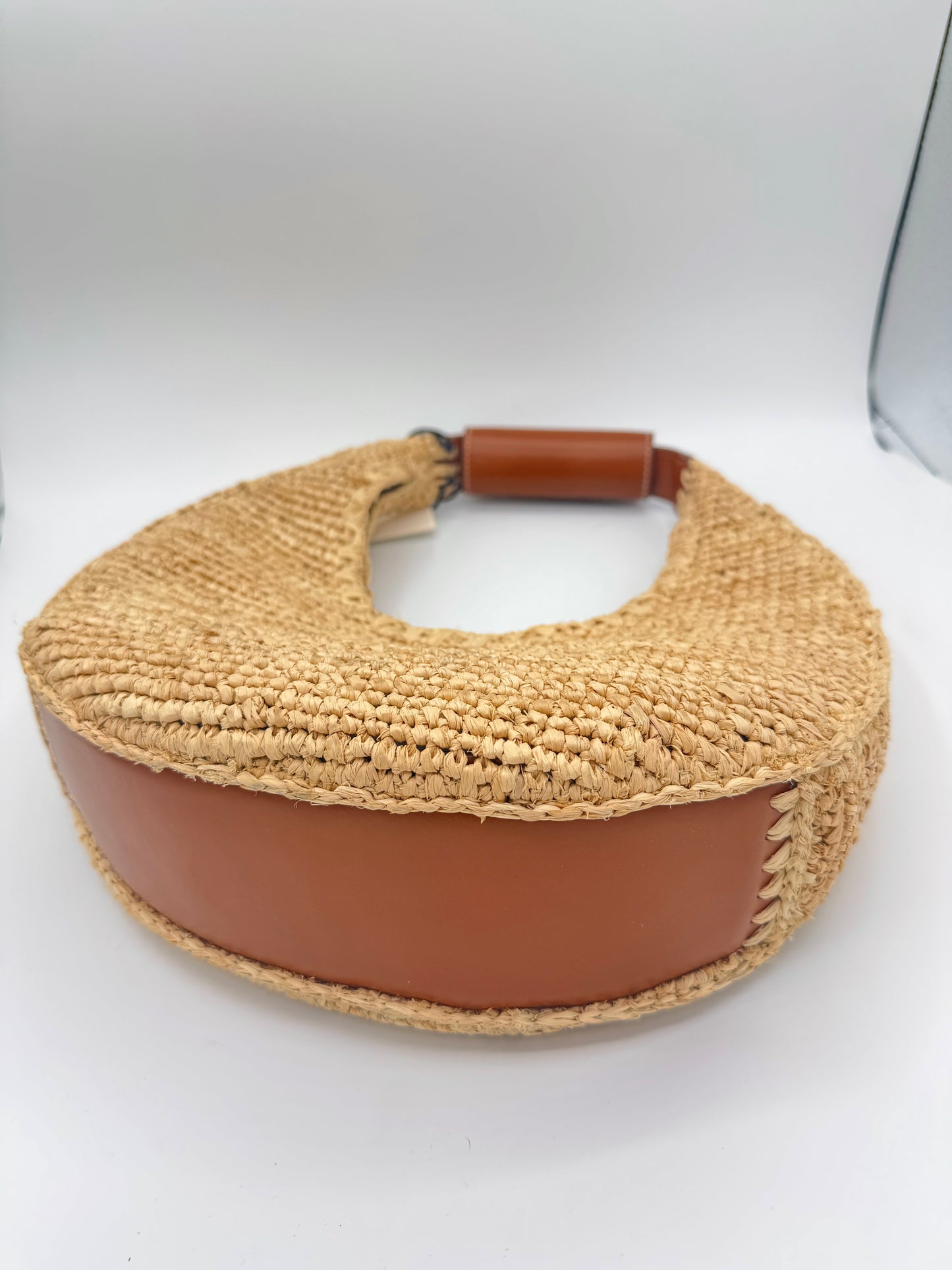 Staud Moon Bag - Natural Raffia