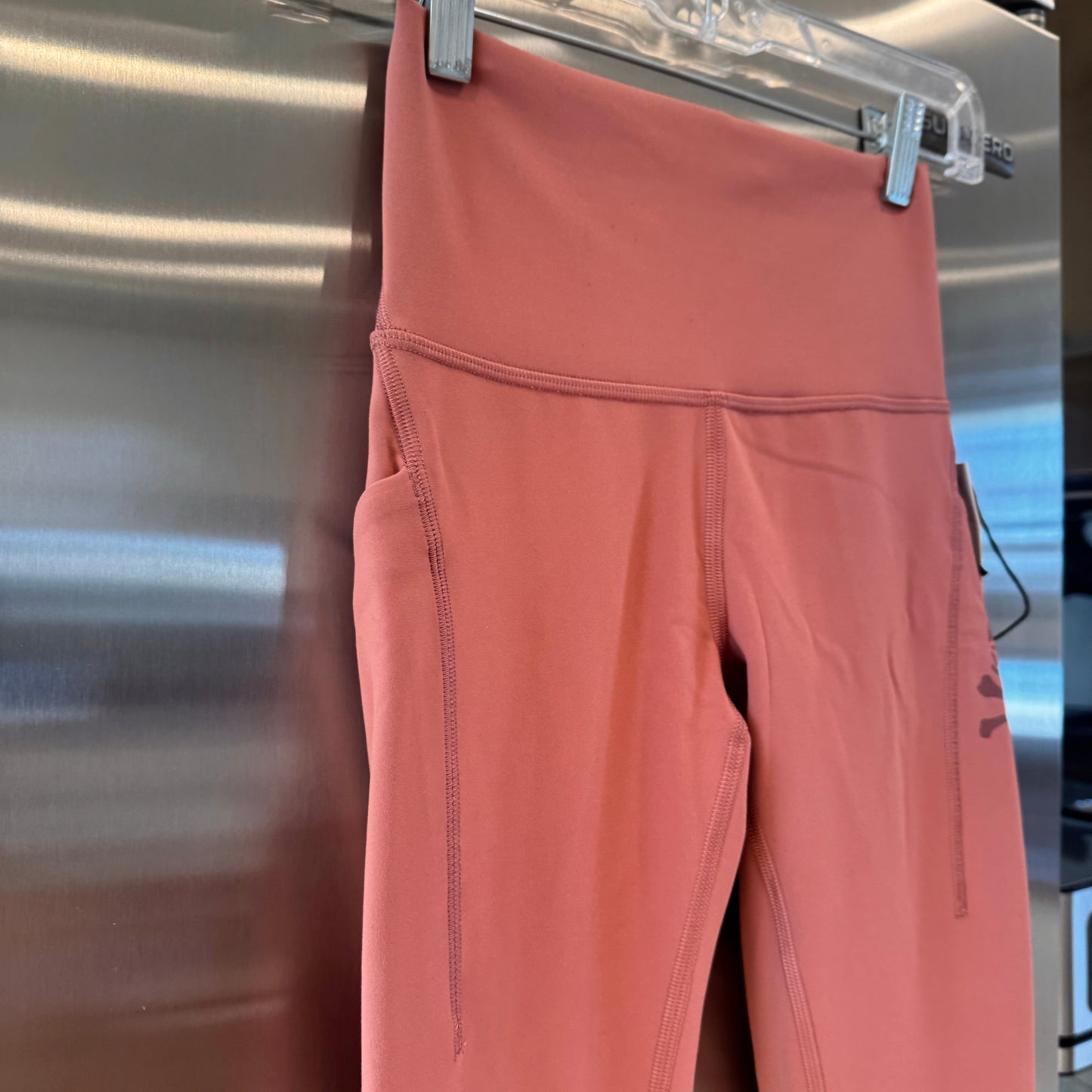 Lululemon x Soul Cycle Matching Set in Brier Rose Wunder Train Tight 25” and Long Line Bra