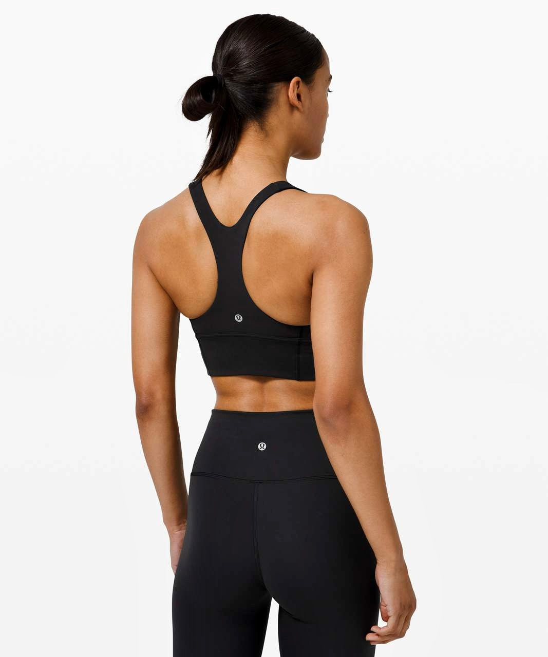 Lululemon Wunder Train Long Line Sport Bra x Barry’s Collab in Black
