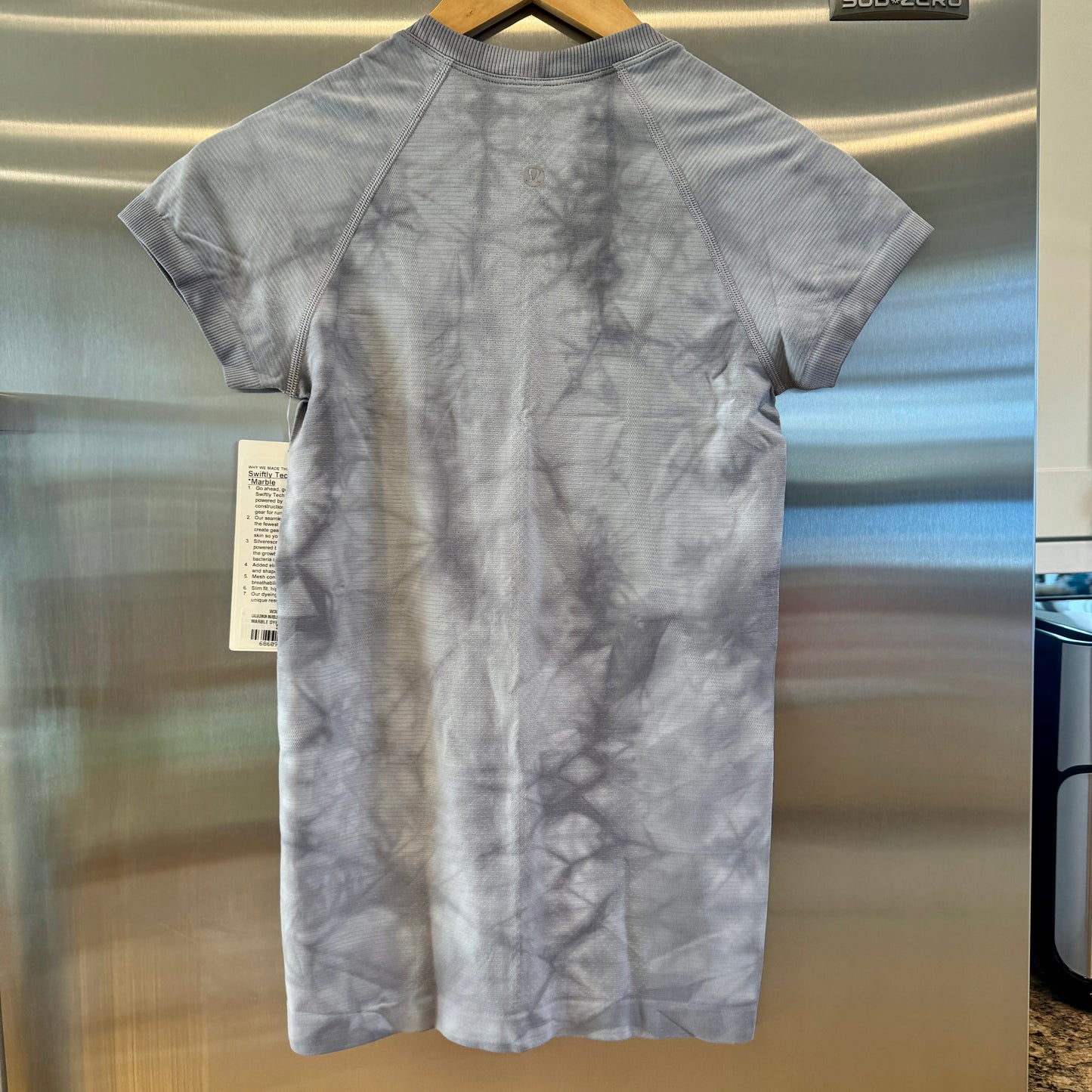 Lululemon Swiftly Tech Short Sleeve Shirt 2.0 Marble Dye Rhino Grey Athletic