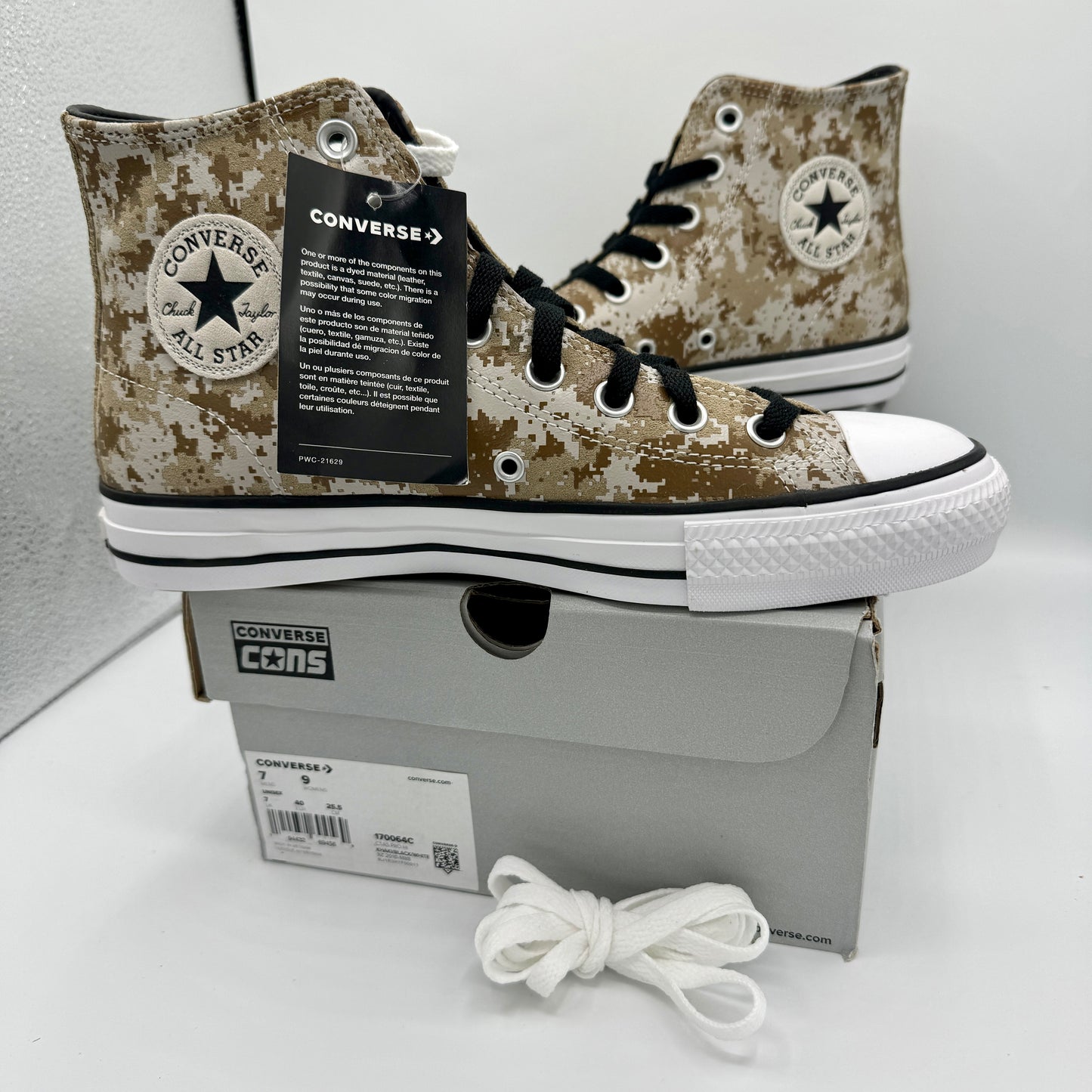 Converse Chuck Taylor All Star High Tops Digi Camo CTAS Pro Hi khaki camo