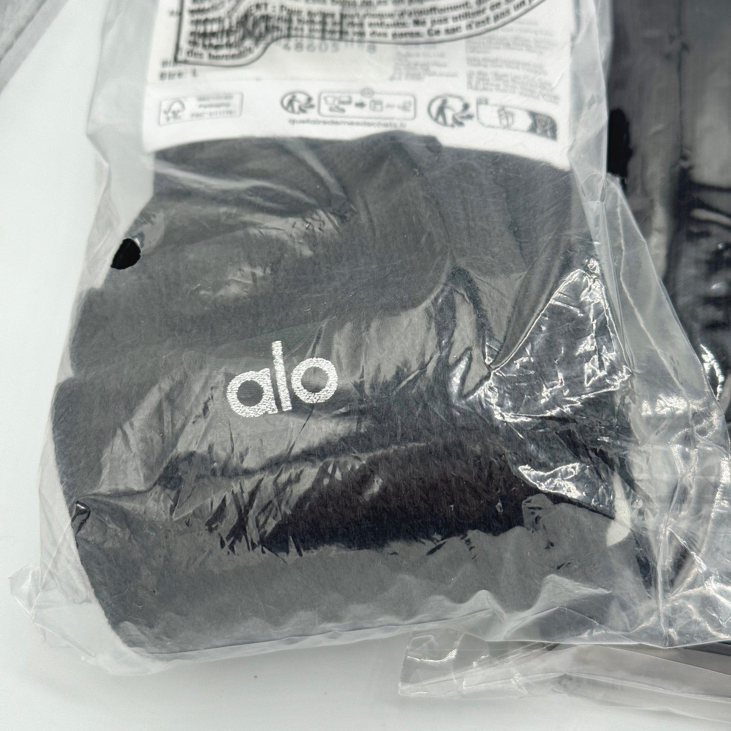 Alo Yoga (Bundle) Unisex Scrunch Socks, 5x Pairs - Black