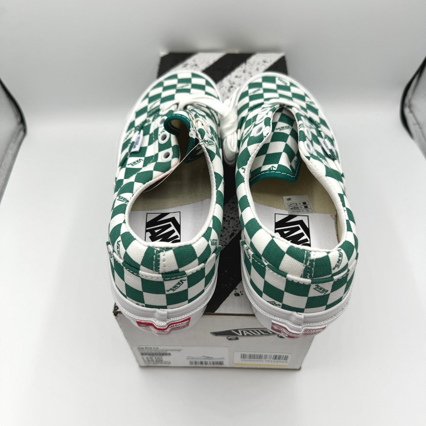 Vans OG Era LX Low Lace Up Sneakers green logo checkerboard classic sneakers