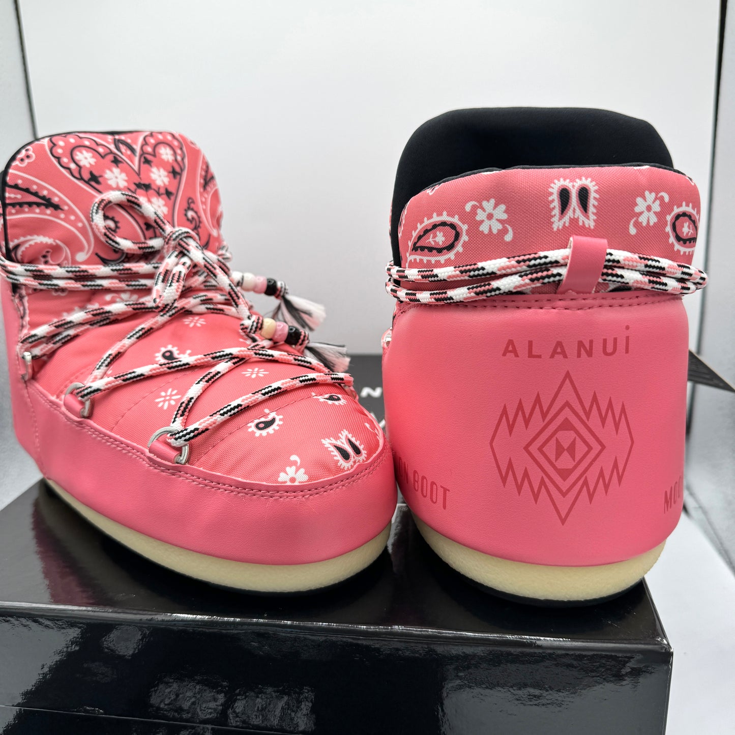 Moon Boot X ALANUI Pink Bandana Full Moon Low Pink Pumps Boots moonboots