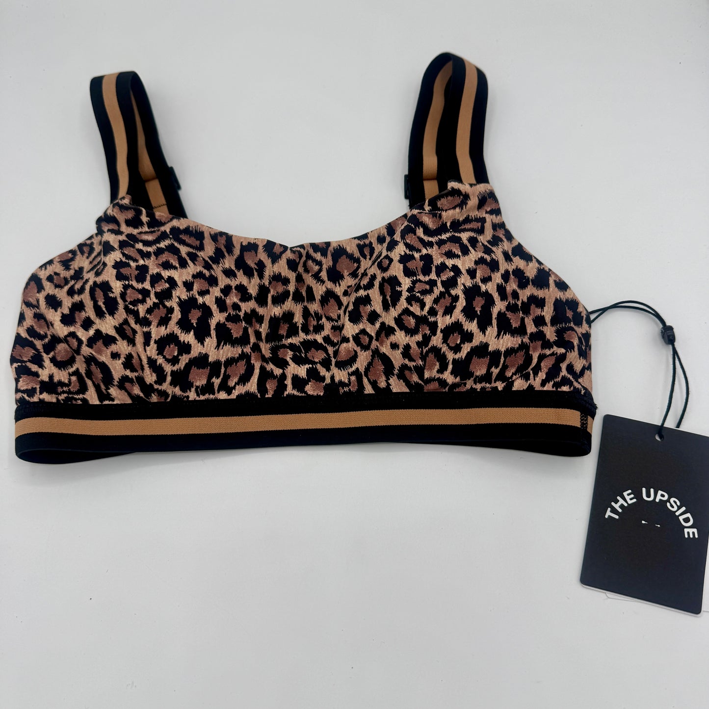 The Upside Ryker Nina Bra in Cheetah Leopard Brown Black