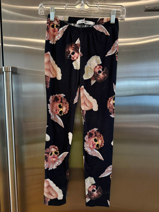 Joyrich Cherub Cupid Leggings Cotton * Pre-Owned *