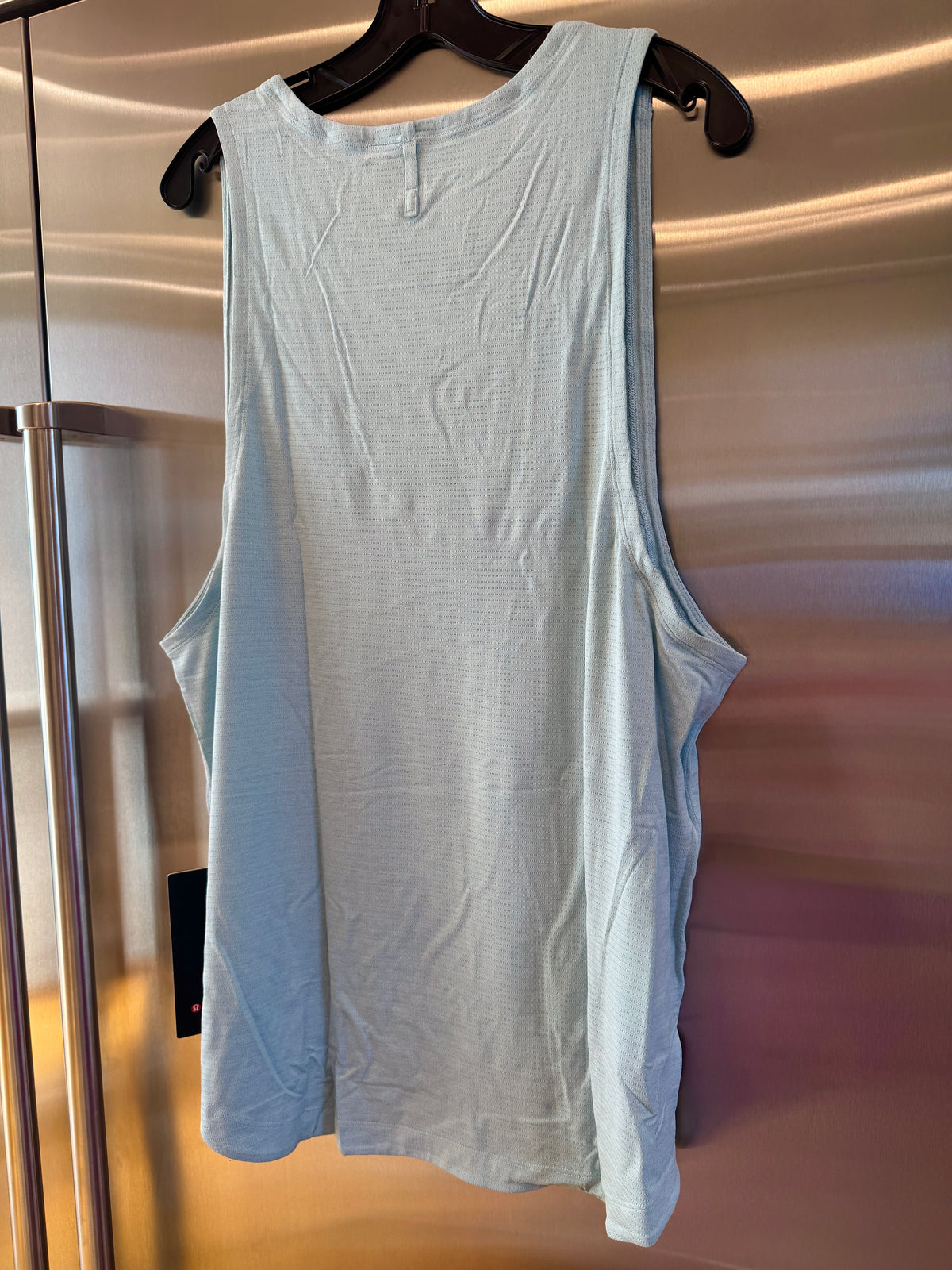Lululemon License to Train Top , Mens Tank Top in Foam Cloud Blue