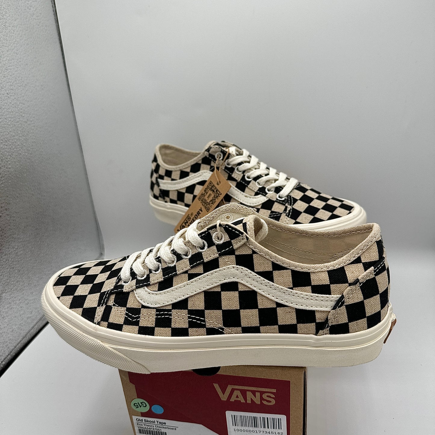 Vans Old Skool Tape Low Sneakers Eco Theory Checkerboard Sustainable Shoes