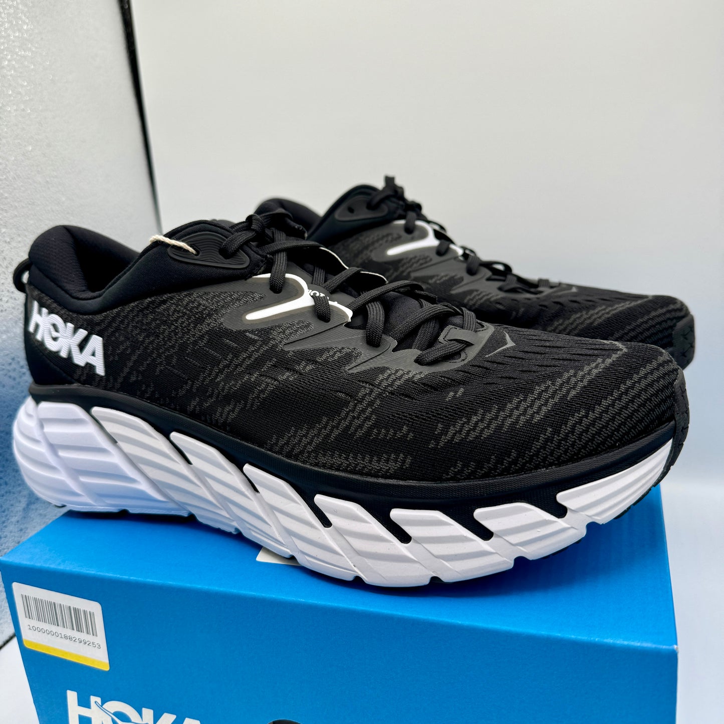 Hoka Gaviota 4 Men’s Running Shoes Black / white athletic shoe by hoka one one