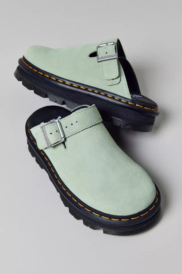Dr Martens Zebzag Mule Unisex , Sage Green