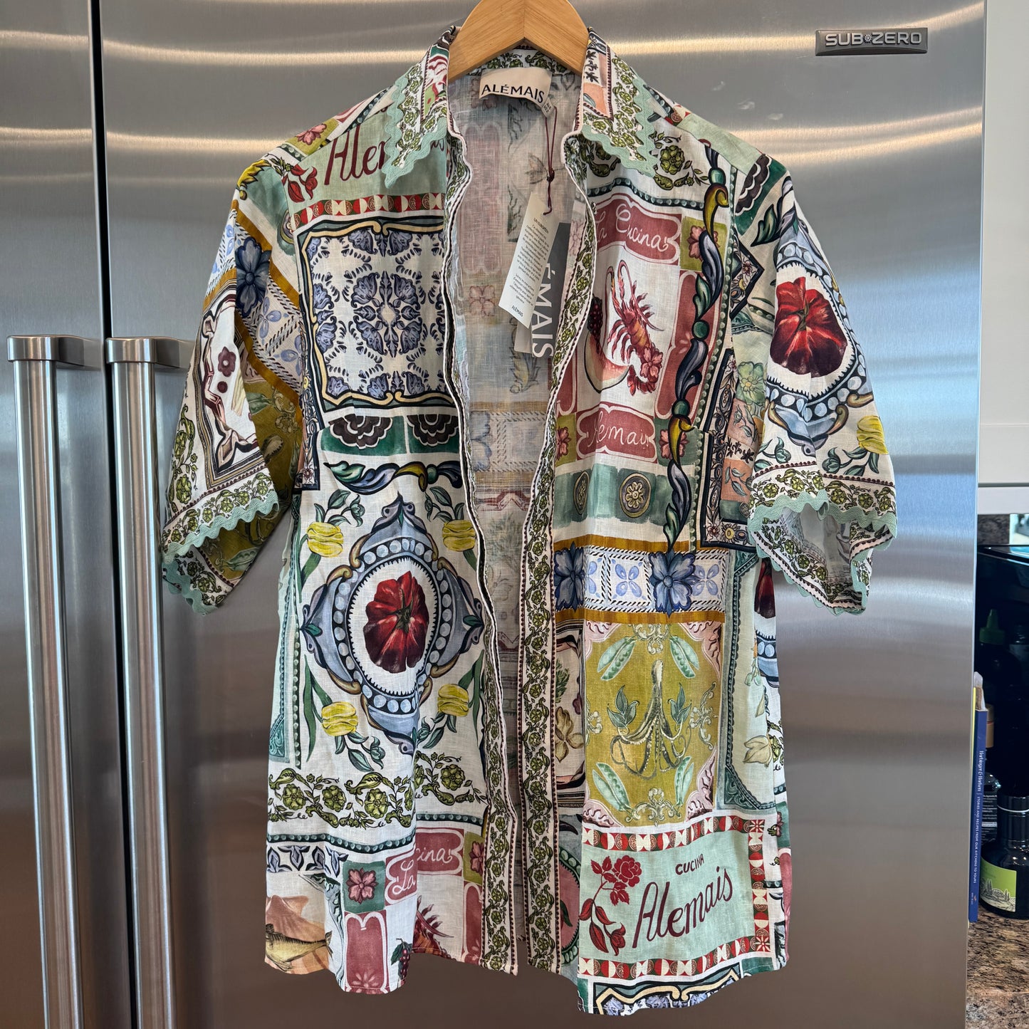 Alemais Tommasina Linen Button Down Shirt