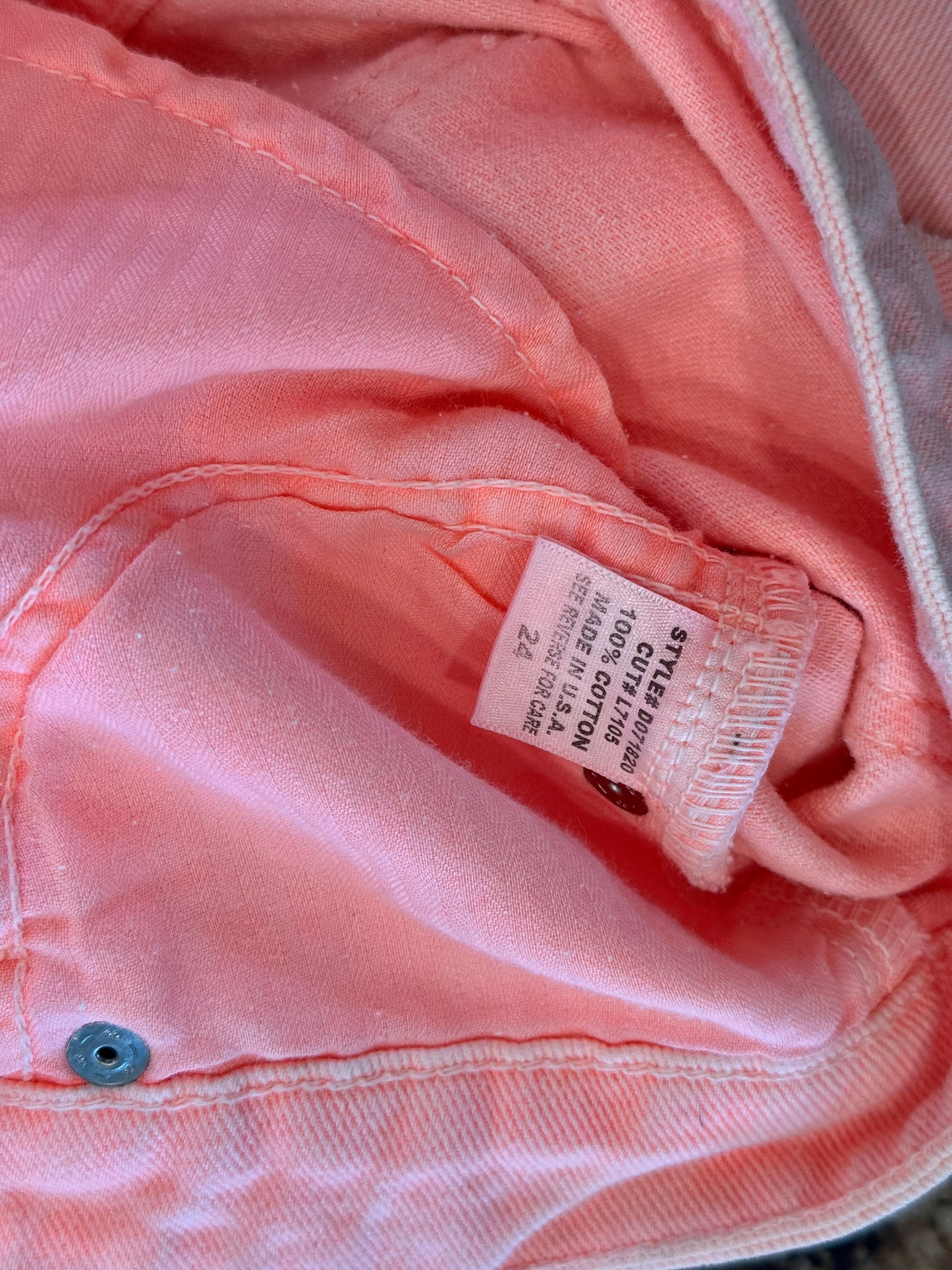 Carmar LF Orange Jeans Distressed Denim Pants