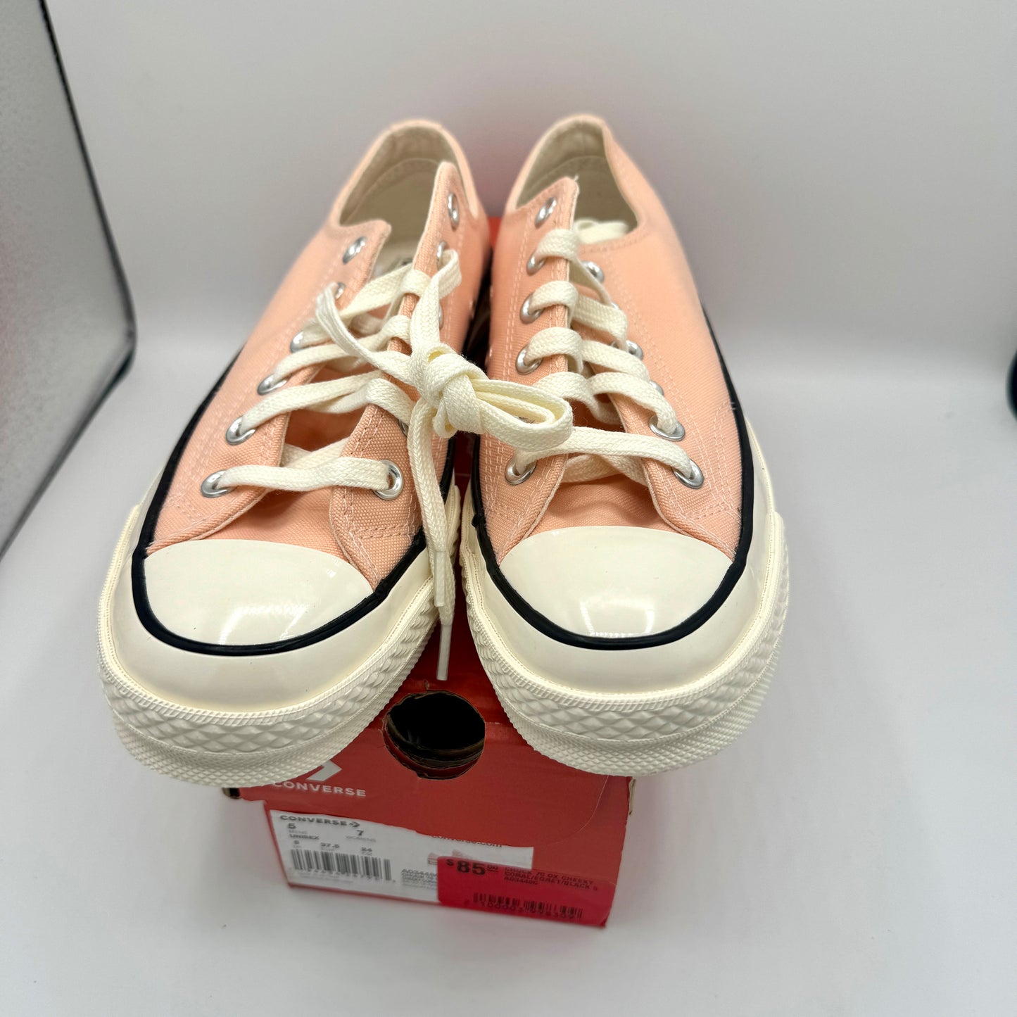 Converse Chuck 70 Ox Cheeky Coral Unisex Sneakers Classic Low Top Light Pink