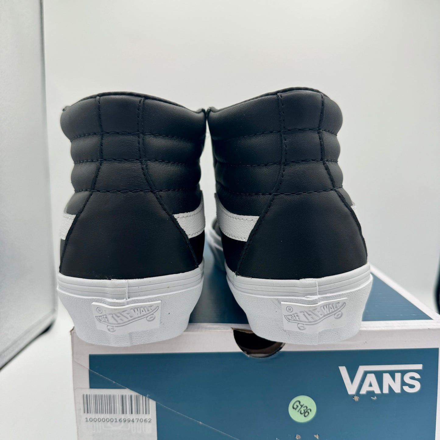 Vans Sk8 Hi Reissue VI Shoes Black Dream Leather High Top Sneakers Vault NEW