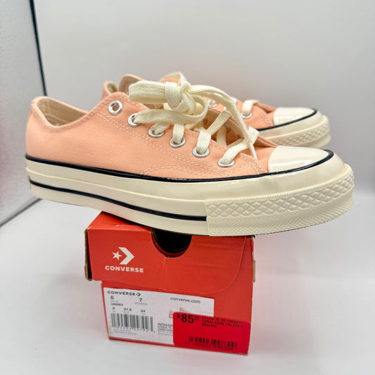 Converse Chuck 70 Ox Cheeky Coral Unisex Sneakers Classic Low Top Light Pink