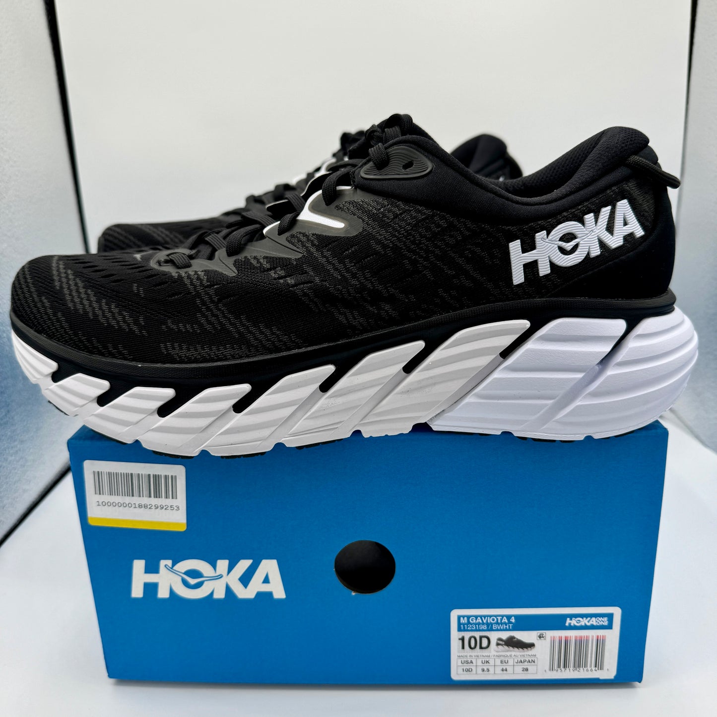 Hoka Gaviota 4 Men’s Running Shoes Black / white athletic shoe by hoka one one